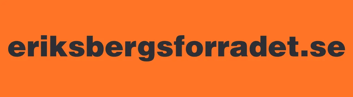 Eriksbergs Forradet logotyp för förrådsföretag