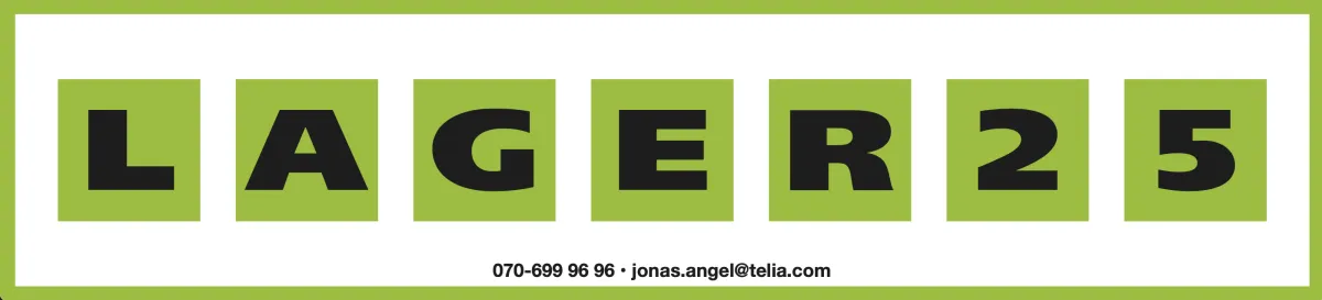 Lager25 logotyp för förrådsföretag
