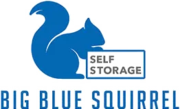 Big Blue Squirrel self storage provider logo
