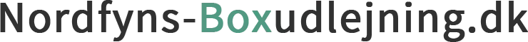 Logo for opbevaringsudbyderen Nordfyns Boxudlejning