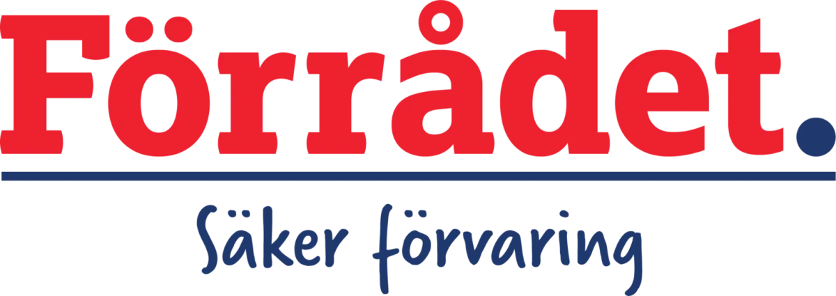 Forradet logotyp för förrådsföretag