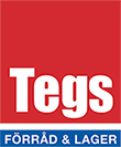Tegs Forradlager logotyp för förrådsföretag