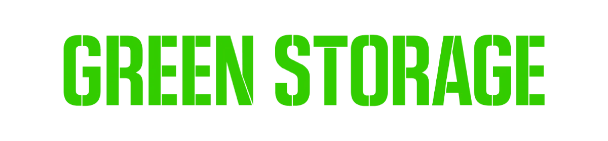 Green Storage logotyp för förrådsföretag